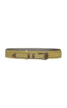 Bottega Veneta Crocodile Ottone Belt