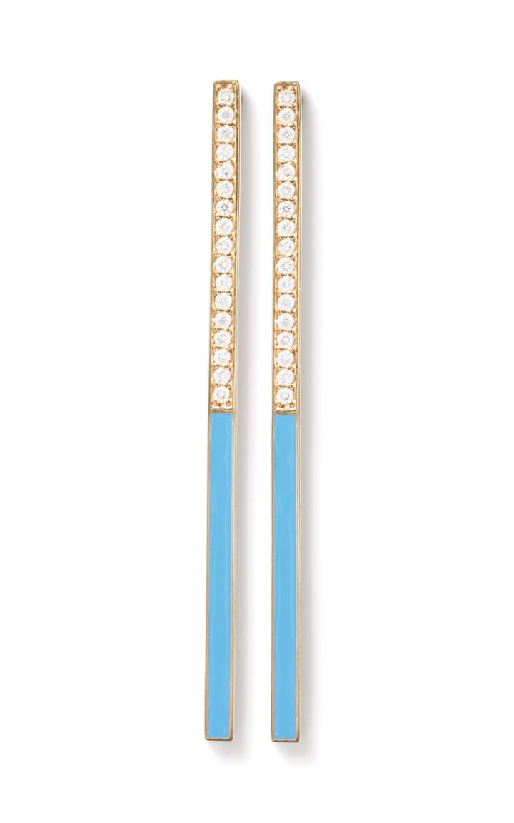 Moda Operandi Alison Lou Large Linear Earrings