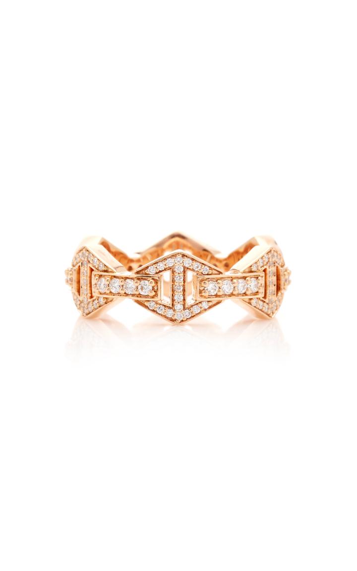 Moda Operandi Walters Faith Keynes All Diamond Signature Hexagon Stackable Ring