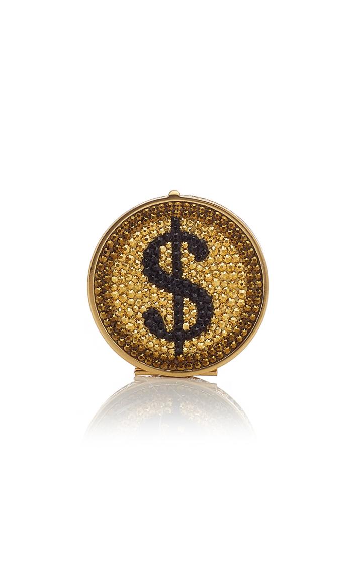 Moda Operandi Judith Leiber Couture Dollar Medallion Crystal Clutch