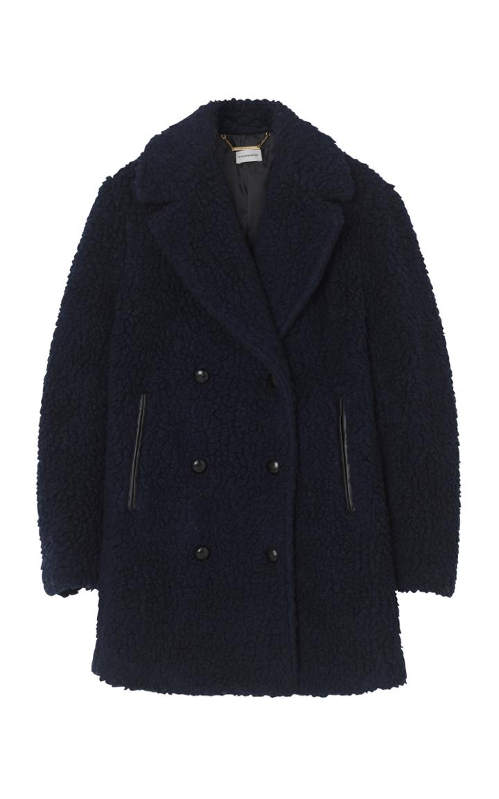 By Malene Birger Textured Wool-blend Peacoat