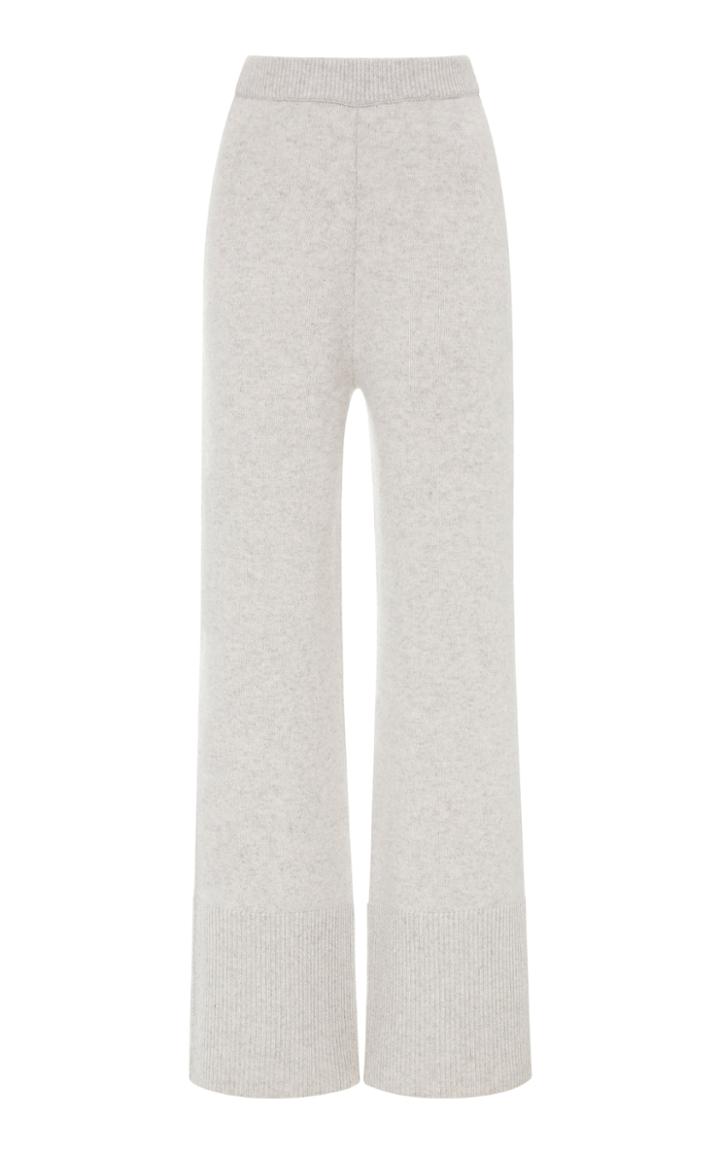 Joseph Wool And Cashmere-blend Wide-leg Pants