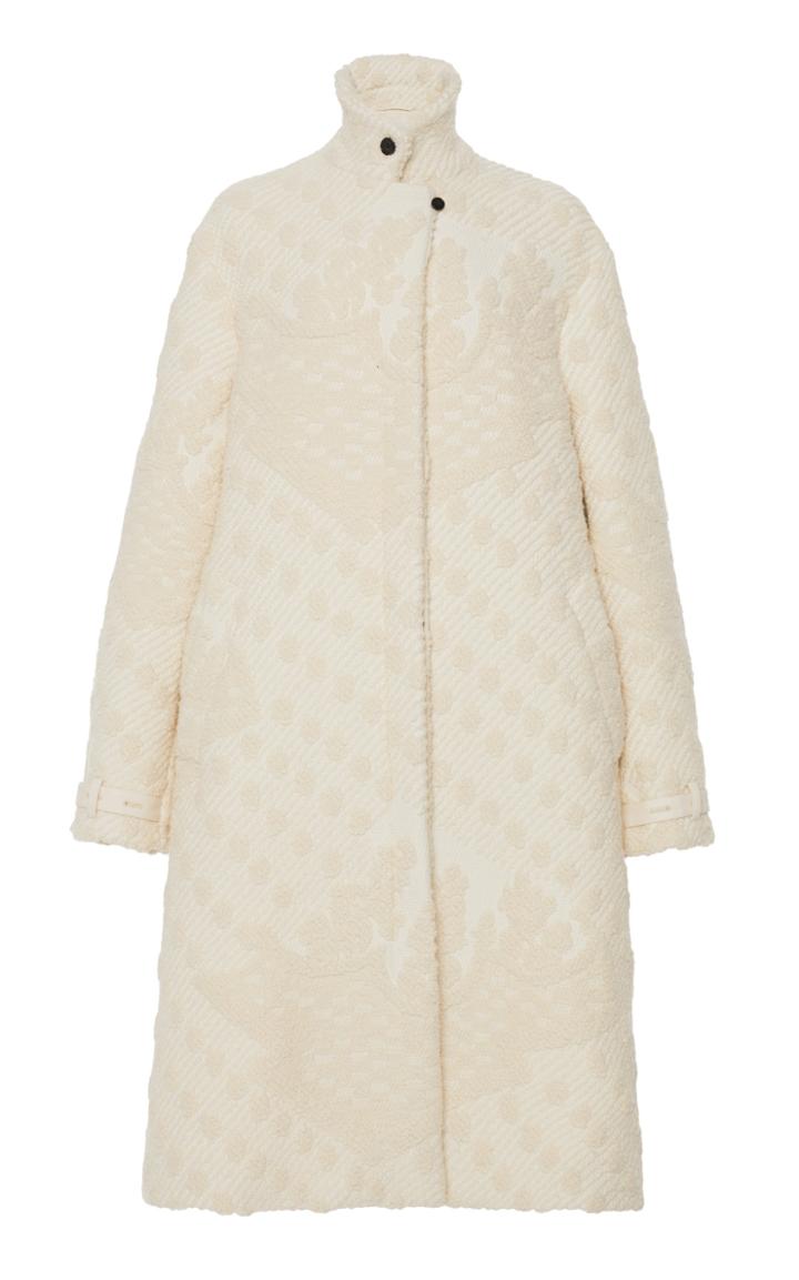 Moda Operandi Jil Sander Textured Wool-blend Coat