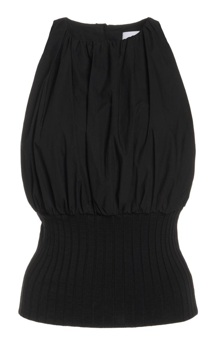 Moda Operandi Esse Studios Sleeveless Ruched Cotton Top