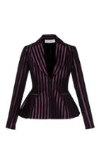 Emilio De La Morena Striped Blazer