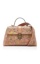 Bottega Veneta Leo Embroidered Top Handle