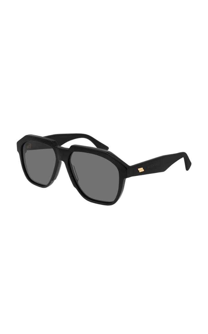 Bottega Veneta Navigator Oversized Acetate Sunglasses