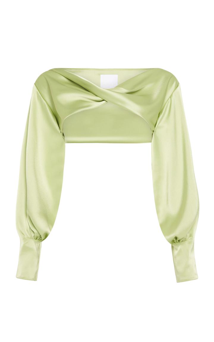 Moda Operandi Paris Georgia Twist Long Sleeve Layer Top