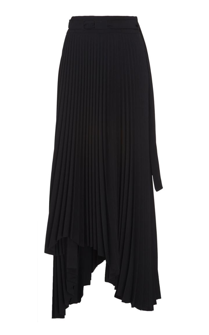 A.w.a.k.e. Mode Asymmetric Pliss Midi Skirt Size: 36