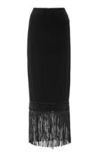 Sally Lapointe Fringed Pencil Skirt