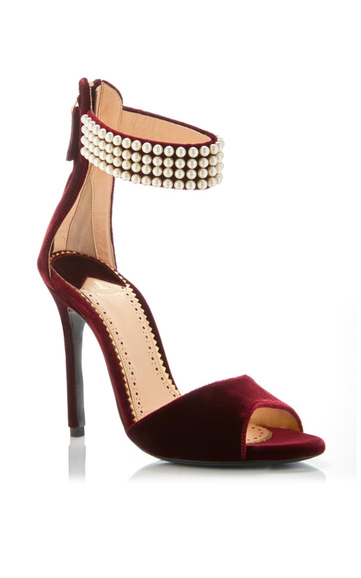 Louis Leeman Magdalena Pearl Ankle Strap Sandal