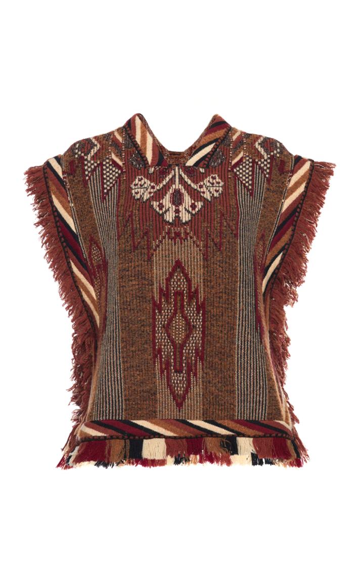 Moda Operandi Etro Fringed Knit Wool Top