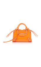 Balenciaga Neo Classic City Mini Croc-effect Leather Bag