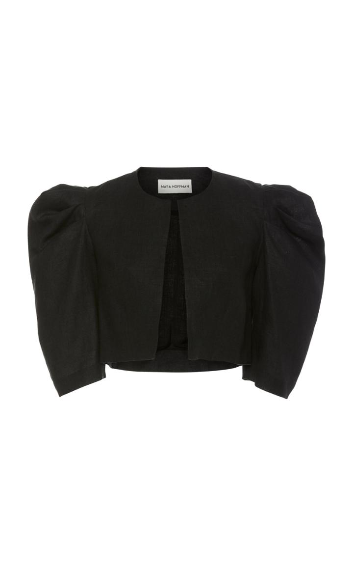 Mara Hoffman Judy Cropped Canvas Jacket