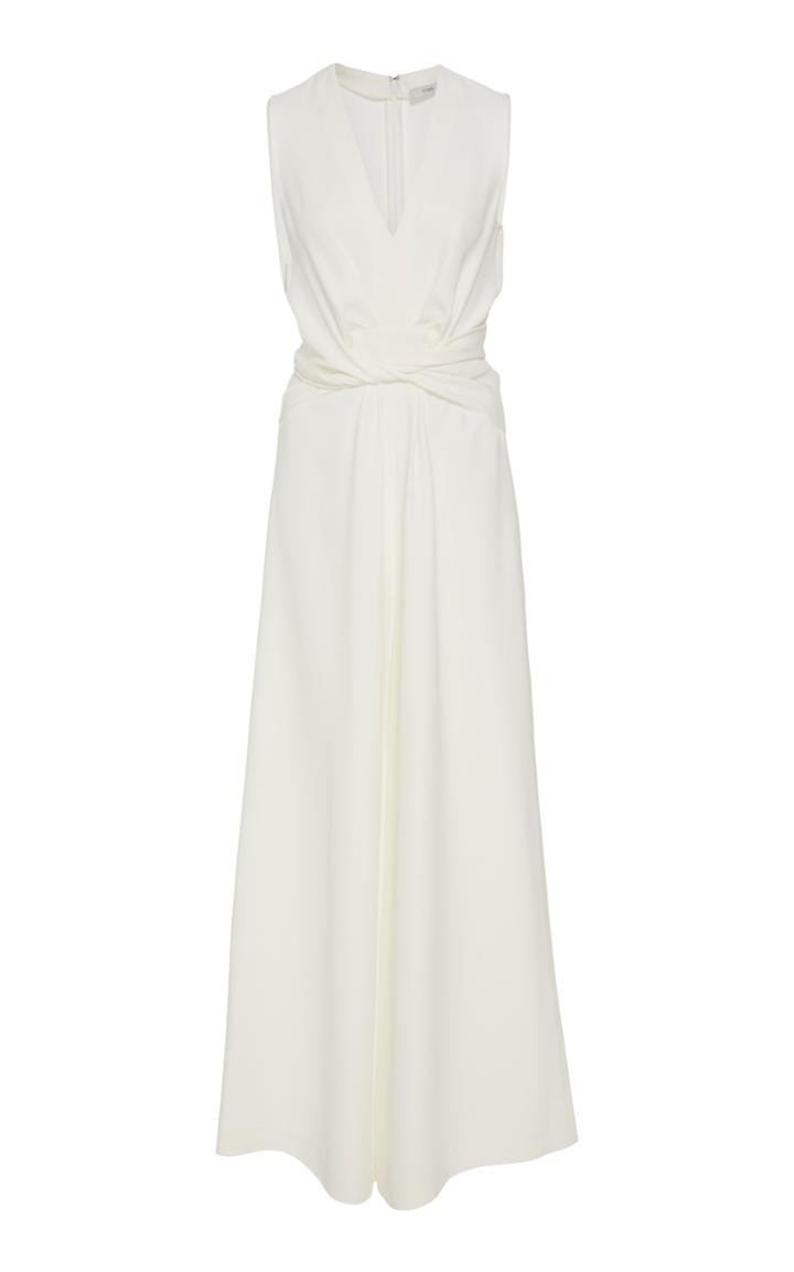 Tome V-neck Crepe Jumpsuit