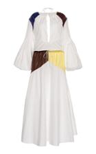 Rosie Assoulin Patchwork Cotton-poplin Maxi Dress