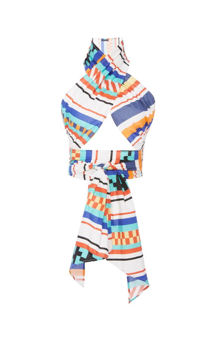 Mds Stripes Everything Wrap Around Scarf