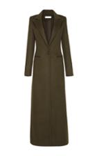 Marina Moscone Long Angora Cashmere Coat