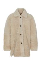 Isabel Marant Starvey Oversized Shearling Coat