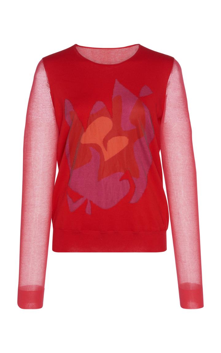 Akris Knit Double Layer Pull Over