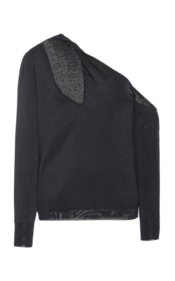 Cushnie Cut Away Twist Detail Top