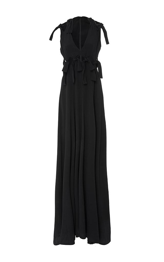 Rosetta Getty Highstreet Knotted Cutout Gown