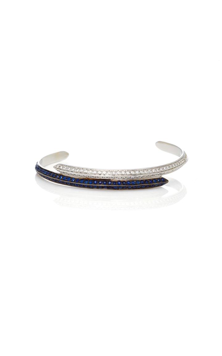 Ralph Masri Diamond And Sapphire Cuff