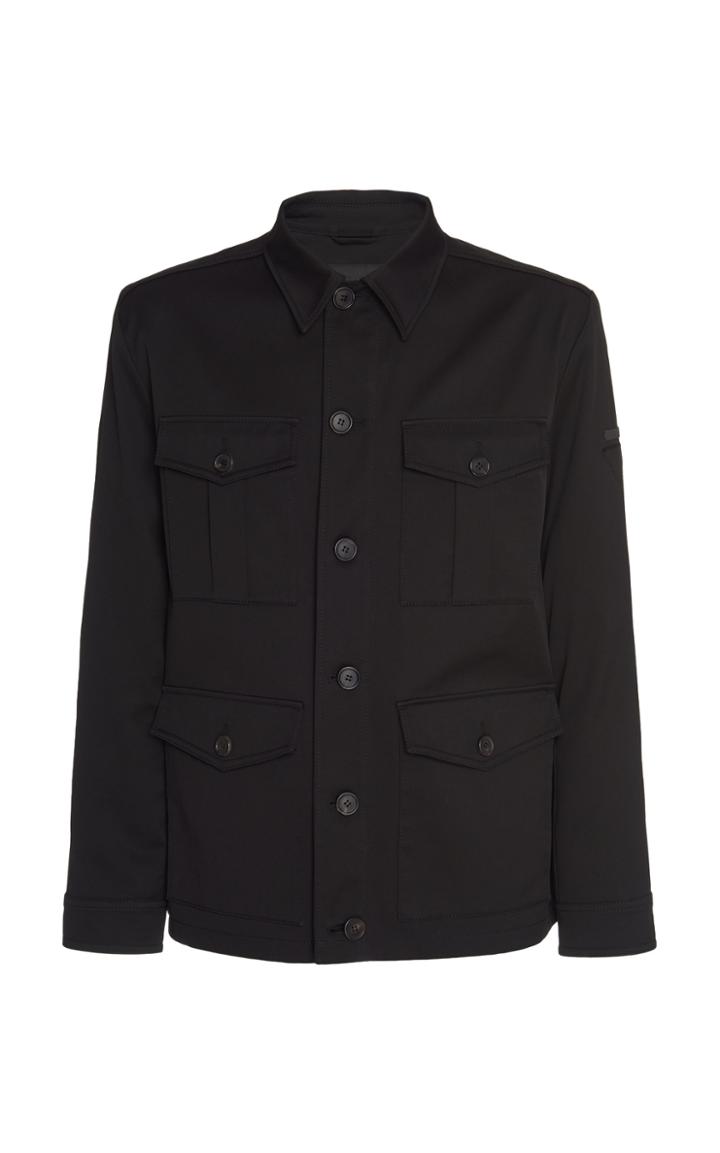 Prada Cotton-twill Jacket Size: 46