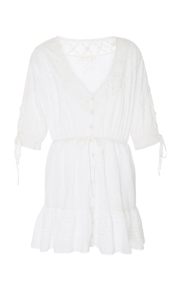 Loveshackfancy Lori Ruffle Mini Dress