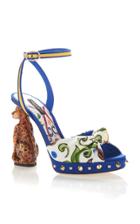 Dolce & Gabbana Crepe Sandals