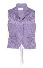 Ryan Lo Victorian Quilted Satin Waist Coat