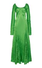 Moda Operandi Marni Crinkled Silk-satin Maxi Dress Size: 36