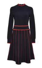 Lela Rose Long Sleeve Knit Dress