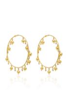 Ofira Diamond Jingle Hoop Earrings