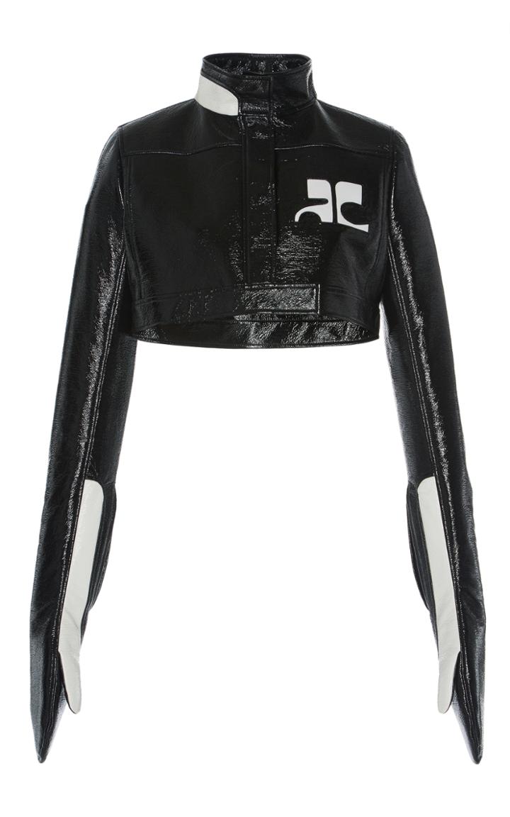 Courrges Crop Glove Sleeve Jacket