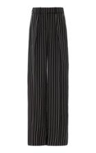 Alexandre Vauthier Pinstriped Twill Wide-leg Pants
