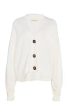 Loulou Studio Tiberine V-neck Button-front Cardigan
