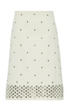 Bottega Veneta Refine Cotton Embellished Skirt