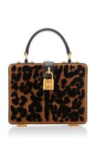 Dolce & Gabbana Leopard-print Leather Box Bag