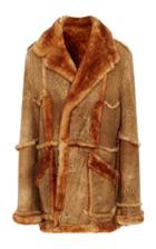 By. Bonnie Young Rustic Shearling Coat
