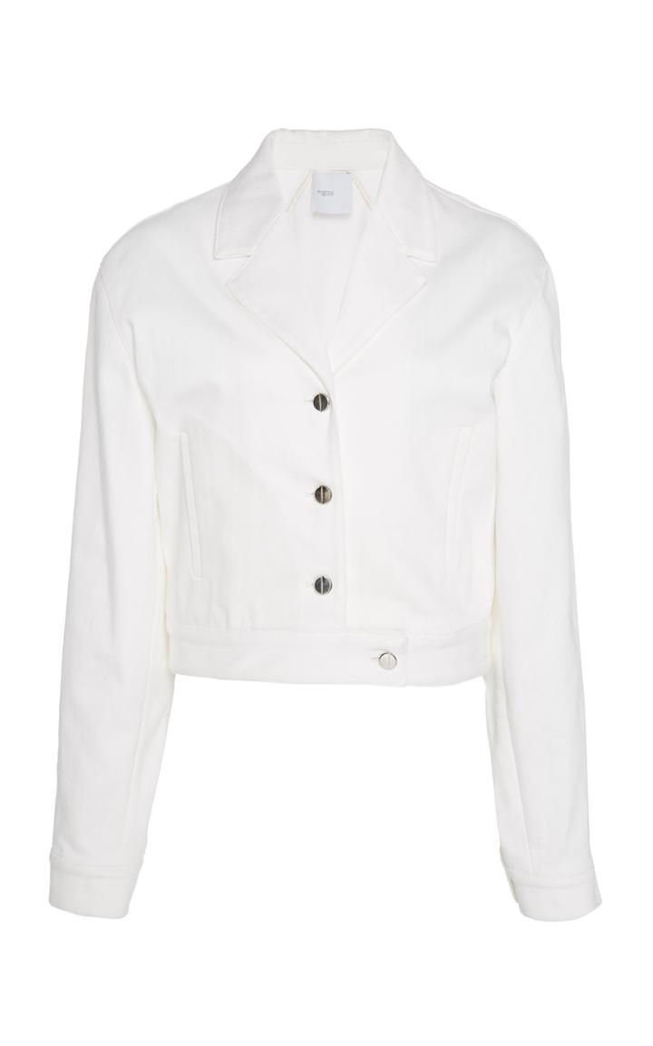 Rosetta Getty Tailored Cotton Blend Shirt Jacket