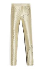 Haider Ackermann Cropped Leather Trousers