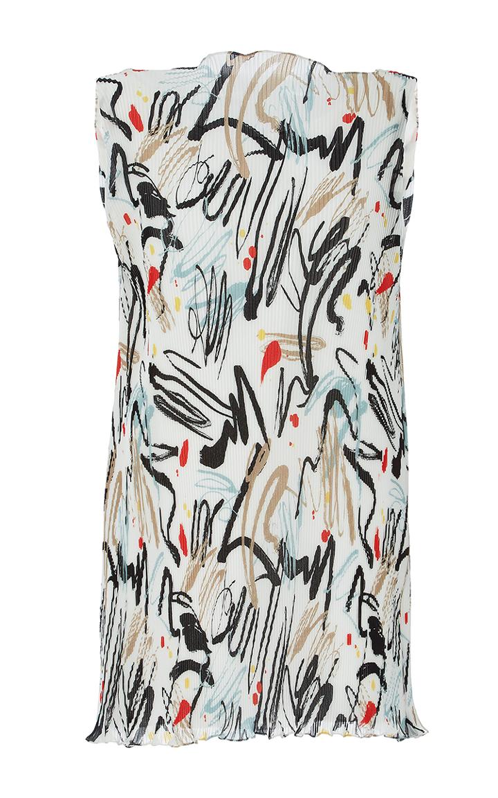 Adeam High Neck Print Tank