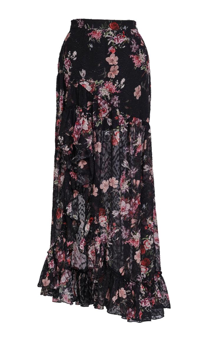 We Are Kindred Aurelie Asymmetric Maxi Skirt