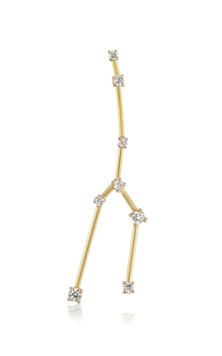 Moda Operandi Tara Hirshberg 18k Yellow Gold Taurus Constellation Earring