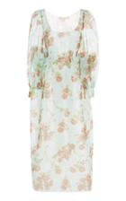 Brock Collection Floral-printed Silk-chiffon Maxi Dress