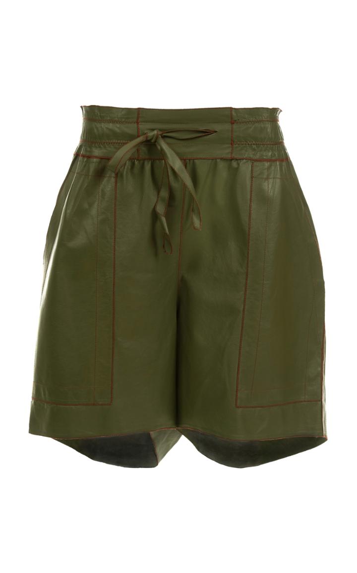 Mafalda Von Hessen Leather Jogging Short