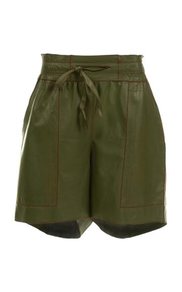 Mafalda Von Hessen Leather Jogging Short