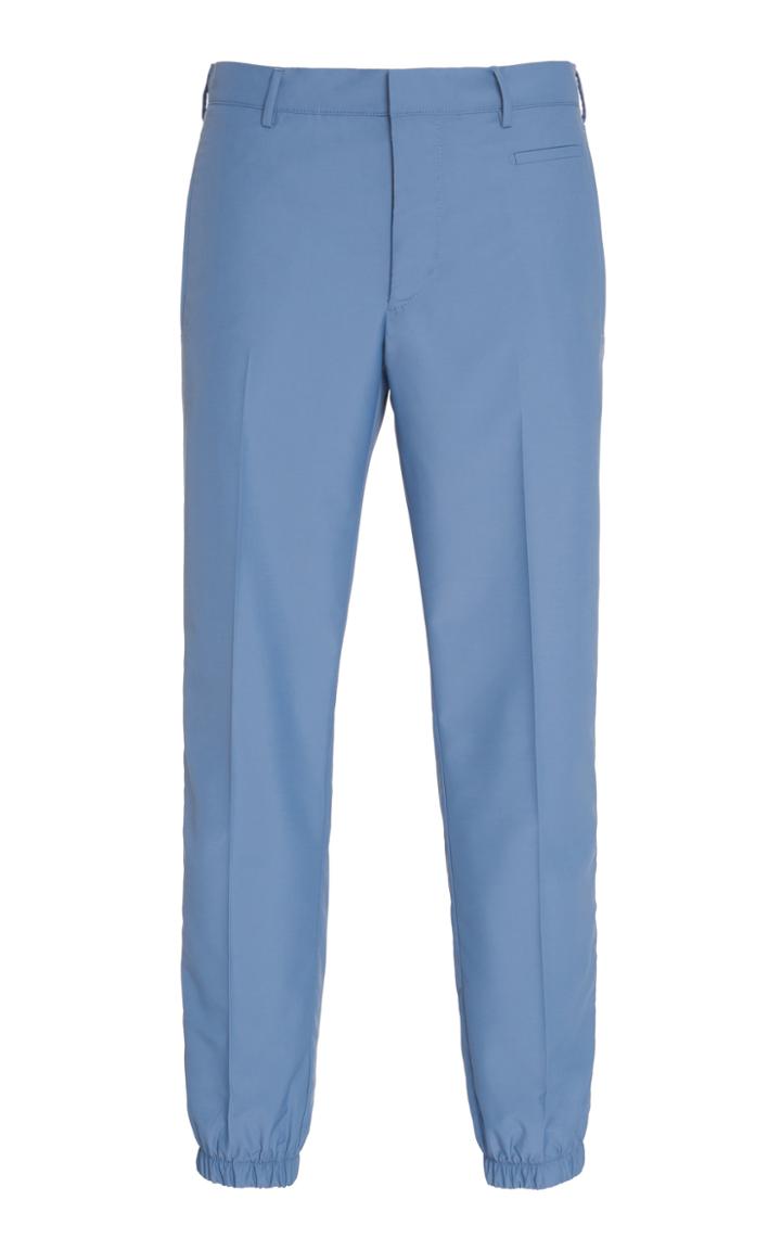 Prada Cotton-twill Slim-leg Pants