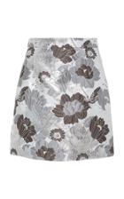 Michael Kors Collection Floral Mini Skirt